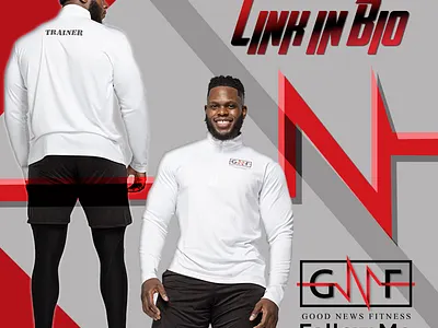GoodNewsFitness call to action facebook ad instagram banner instagram post social media design socialmedia