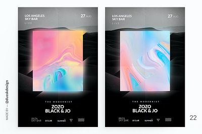 Lumina Flyer/Poster Design aesthetic flyer flyer design flyer template geometric gradient gradient color gradient design gradients graphic design holographic lumina poster poster design poster template posters print print design print template summer