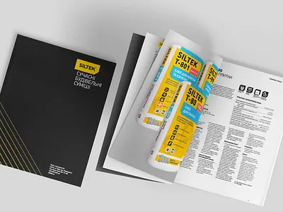 Siltek catalog for Kovalska catalog design layout