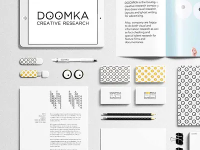 creative agency DOOMKA identity advertising branding design identity logo