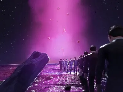 Road To Death 3d adobe animation art artwork blender blender 3d blender3dart color creative edit editorial light motion path photoshop photoshop art poster