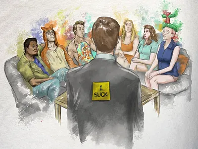 Indie Movie Poster Illustration fresco illustraion