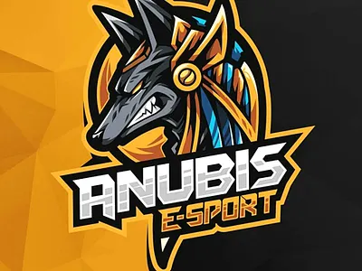 E-Sport Anubis animation branding business logo design design illustration logo logo design logodesign logotype typography vector webdesign