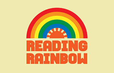 Reading Rainbow Logo Redesign adobe illustrator design designs graphic design graphic designer graphic tees icon illustration logo logo design typography vector