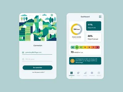 Greenboy - UI/UX design green illustration mobile mobile app mobile app design mobile design mobile ui ui ux web