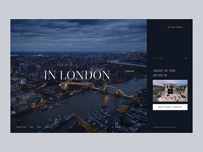 London Travel Website Design animation holiday homepage landing landing page london minimalist motion travel travel agency travel agent travel website travelling ui ux web web design