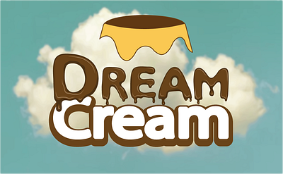 dream cream branding design illustration logo design