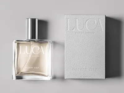 LUCA eau de parfum beauty logo beauty product brand identity branding design eau de parfum fragrance logo logo packagedesign packaging parfum perfume