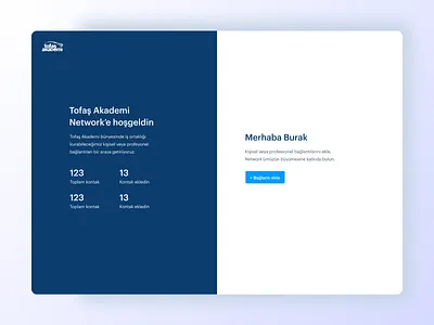 Corporate Network Management Portal blue branding clean corporate design networking portal product design ui ux web