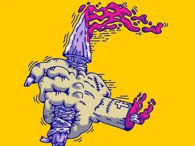 Day 3: C 36daysoftype cartoon design doodle illustration illustrations power punk punkrock type vector