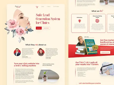 #DesignProposal Referral Suite clinics health landing page