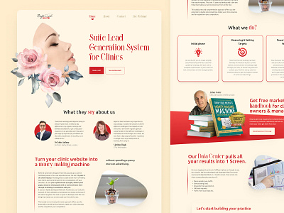 #DesignProposal Referral Suite clinics health landing page