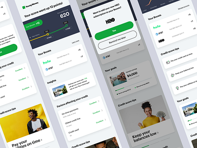 Credit Score UI credit score design fintech mobile ui ux