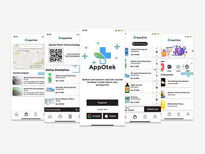 AppOtek UI Exploration app pharmacy shop ui ui exploration uiconcept uidesign