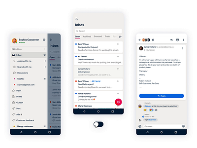 Darkmode color palette darkmode email design mobile mobile app