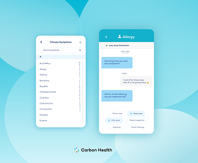 Daily UI - Direct Message Chatbot chat chatbot health telemed wellness