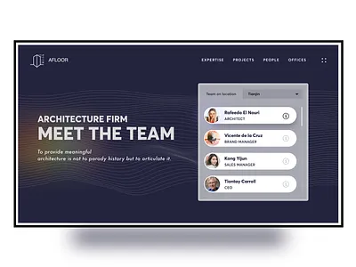 AFLOOR agency architecure award awwwards concept creative creative direction fullscreen illustration web