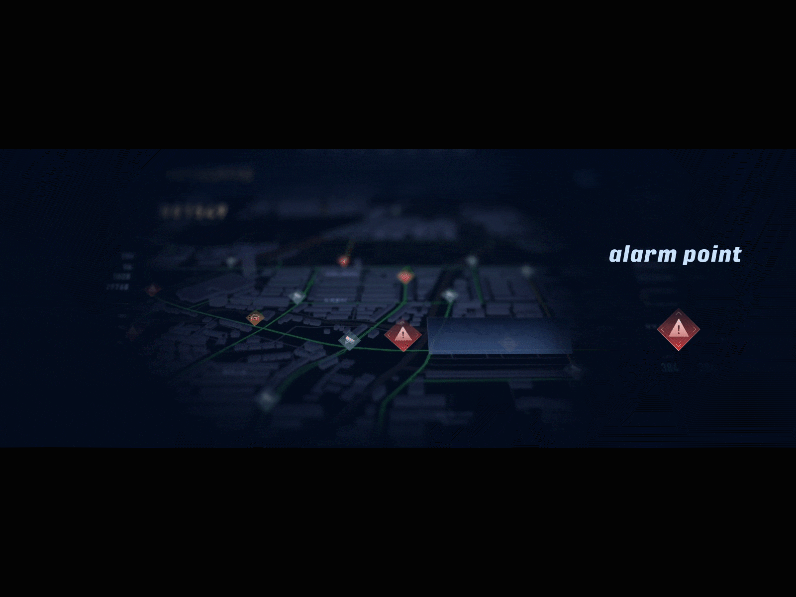 Futuristic Interface UI #07 ae aftereffects alarm animation big screen dashboard dataviz design hud point ui visualization