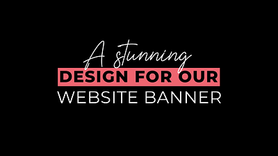 Website Banner Design animation branding creative design gif graphic design javascript landingpagedesign logo motion graphics ui usreexperience ux website website banner