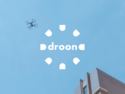 Logotype | Droon animated animation blue brand brand identity branding delivery design desire agency drone graphic design green identity letter d logo logotype motion motion design motion graphics typography