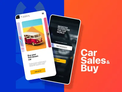 MFC-Car Sales and Buy app design mobile app ui design ux website