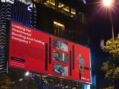 Banner design for BendZy bending bendzy folding sheet metal