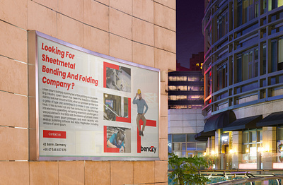 Bannner design fo BendZy banner bending folding sheet metal