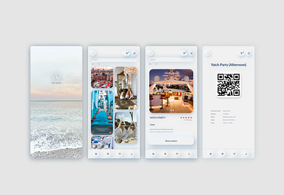 Travel App with Neumorphism Theme app appdesign design ui uidesign ux ux design