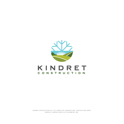 Kindret Construction branding coreldraw creative creative design design designer illustration illustrator logo logo animation logo design logo design branding logo designer logo mark logodesign logos logotype photoshop