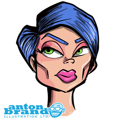 Evil woman adobe adobeillustrator cartoon character illustration illustrator vector