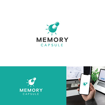 Memory Capsule branding coreldraw creative creative design design designer illustration illustrator logo logo animation logo design logo design branding logo designer logo mark logodesign logos logotype photoshop