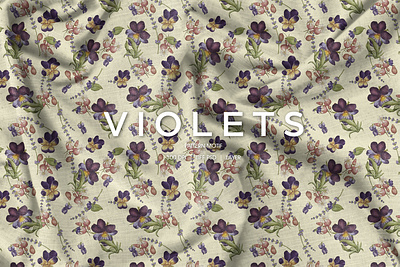 Violets Patterns ceramica furniture illustration packaging pattern poster shopper textile tshirt wallpaper