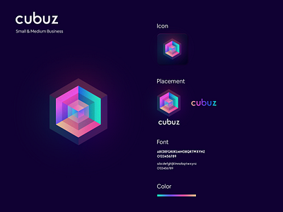 cubuz | Logo Design a b c d e f g h i j k l m n abstract app brand identity branding c colorful cube design geometric gradient icon design identity design logo logo concept modern logo o p q r s t u v w x y z trend ui visual design