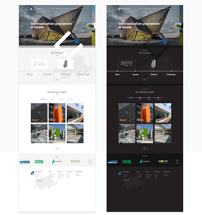 WallCompany - Landing page app design flat landing ui ux web website