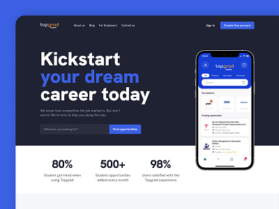 Topgrad - Graduate Application Management app design clean design system flat guidelines illustrations modern prototype style guide ui user experience user interface ux visual web design wireframes