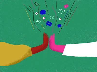 Communication is the key 2d art blog illustration digital illustration doctors fun illu illustration illustration art illustrations illustrator procreate procreate art