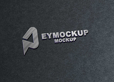 Silver Metal 3D Logo Mockup 2021 design free mockup graphic logo mockup new premium psd psd mockup