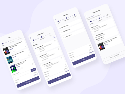 Payment Flow design flat minimal ui ux