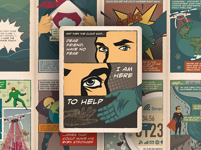 The Cloud Comic Book branding campaigns comic book ebook graphic design illustration