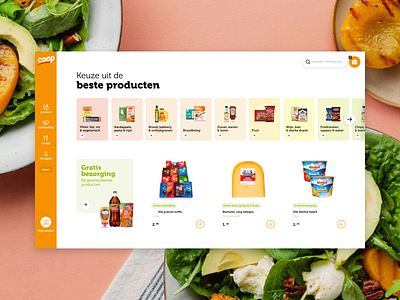 Coop Supermarkets design ecommerce ui ux