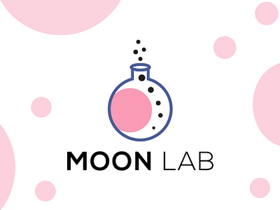 moon lab logo - Modern logo design - laboratory logo design abstract logo apps icon brand identity branding colorful corporate laboratory logo logo logo design logo mark logos modern modern logo design vector