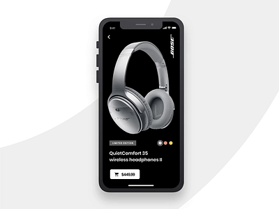 Bose Headphones App after effects animation bose ecommerce app figma design headphones landing page mobile app mobile app design mobile application mobile application design mobile ui mobile ui animation tomas zubrik tomweb