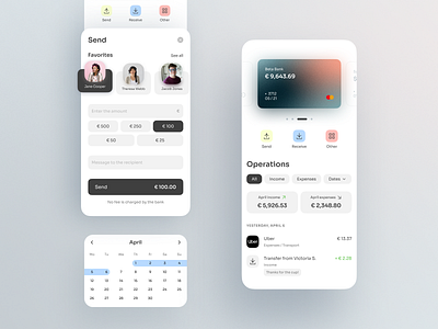 Mobile Banking App app app design concept design finance finance app fintech mobile mobile app mobile ui ui ux