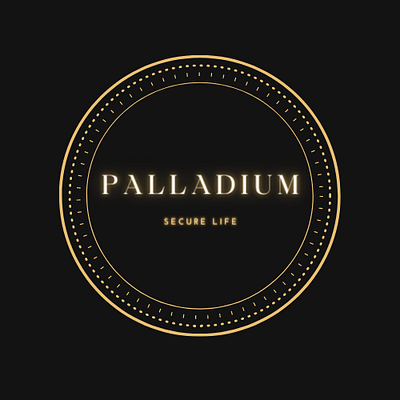 pallidium logo branding card design figma graphic icon illustration logo portfolio typography ux