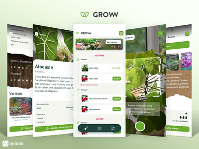 Groww • To take care your plants design groww ios mobile plants timer