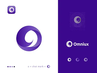 O + Chat Logo Mark - Conversation Modern App Logo Mark app icon app logo design brand brand identity branding chat logo conversation creative logo design logo logo design logo designer logotype modern logo o o letter logo o logo software logo typography vector