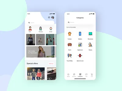 Shopping App | E-Commerce App Design app design appuiux ecommerce app minimalistic mobile app design shopping app ui ux