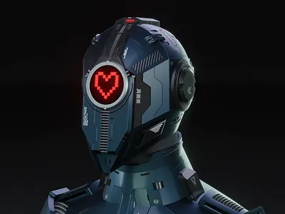 Sci-fi helmet concept 3d 3d modeling blender3d futuristic hard surface hard surface modeling helmet mech mecha polygon polygons render robot robot armor science fiction scifi scifi helmet visualization