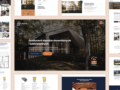 NardosHouse adobexd black branding clean design house modern nardos ui web design webdesign website