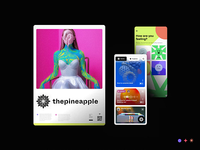 thepineapple platform animation branding graphic design logo mobile motion graphics ui